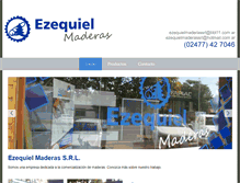 Tablet Screenshot of ezequielmaderassrl.com